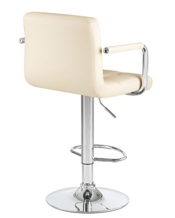 Стул барный DOBRIN KRUGER ARM, кремовый Стул барный DOBRIN KRUGER ARM, кремовый