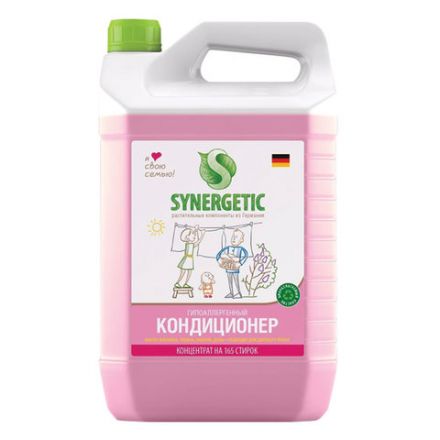 Кондиционер-ополаскиватель для белья 5 л SYNERGETIC "Аромамагия", гипоаллергенный, концентрат, 110500 Кондиционер-ополаскиватель для белья 5 л SYNERGETIC "Аромамагия", гипоаллергенный, концентрат, 110500