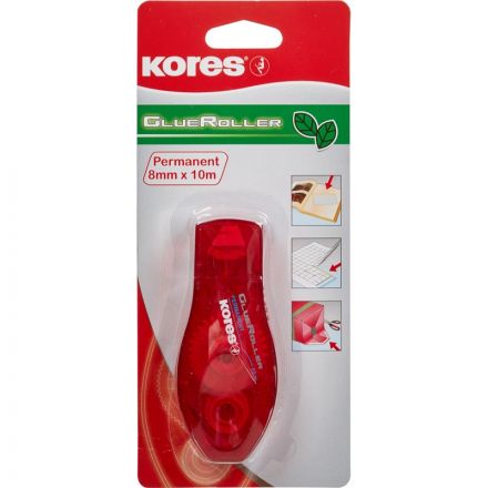 Клей ленточный 8мм х 10м KORES перманент '38112 Клей ленточный 8мм х 10м KORES перманент '38112