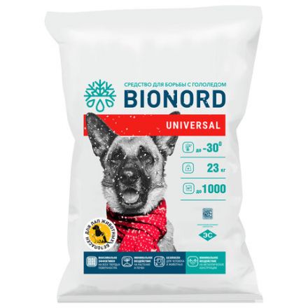 Реагент антигололедный 23 кг, BIONORD Universal, до -30 °С, хлорид кальция, мешок, МИНПРОМТОРГ Реагент антигололедный 23 кг, BIONORD Universal, до -30 °С, хлорид кальция, мешок, МИНПРОМТОРГ