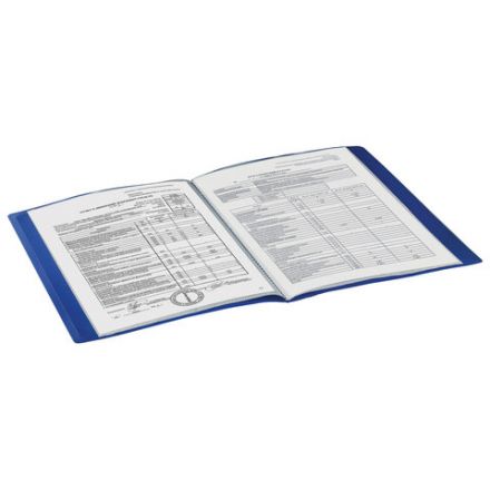 Папка 30 вкладышей STAFF, синяя, 0,5 мм, 225696 Папка 30 вкладышей STAFF, синяя, 0,5 мм, 225696