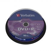 Носители информации DVD+R, 16x, Verbatim Azo Matt Silver, Cake/10, 43498 Носители информации DVD+R, 16x, Verbatim Azo Matt Silver, Cake/10, 43498