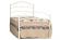 Кровать ROXIE 90*200 см (Single bed), белый (White)