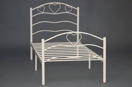 Кровать ROXIE 90*200 см (Single bed), белый (White) Кровать ROXIE 90*200 см (Single bed), белый (White)