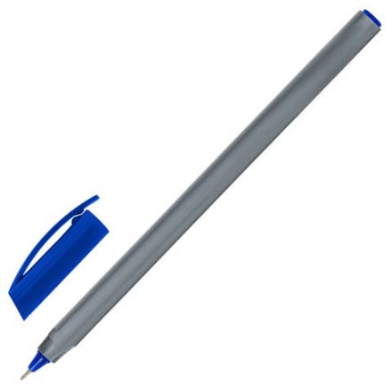 Ручка шариковая масляная STAFF "EVERYDAY" OBP-290, СИНЯЯ, трехгранная, узел 0,7 мм, линия письма 0,35 мм, 142996