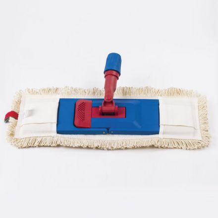 Насадка МОП плоская для швабры/держателя 40 см, уши/карманы (ТИП У/К), хлопок/микрофибра, LAIMA EXPERT, 605309