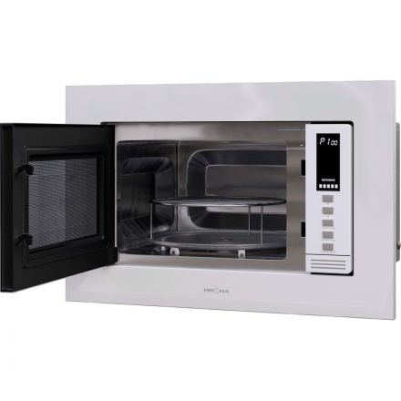 Встраиваемая микроволновая печь KRONA LAUNE 60 WH DOTS K, глуб.30см, белая Встраиваемая микроволновая печь KRONA LAUNE 60 WH DOTS K, глуб.30см, белая