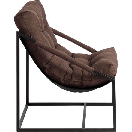 Кресло UT_Charli/Чарли без под. ткань рогожка, коричневый 3М7-147