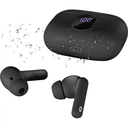 Наушники Sven E-315B, черный, Bluetooth, TWS, ANC, ENC