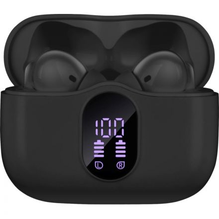 Наушники Sven E-315B, черный, Bluetooth, TWS, ANC, ENC Наушники Sven E-315B, черный, Bluetooth, TWS, ANC, ENC