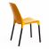 Стул Tetchair GENIUS (mod 75), металл/пластик, 46x56x84cм, желтый/черные ножки