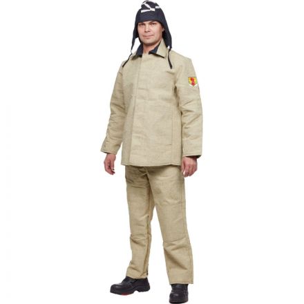 Костюм сварщика брезентовый кур/брюки (модель КС02) (р.52-54) 182-188 Костюм сварщика брезентовый кур/брюки (модель КС02) (р.52-54) 182-188