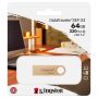 Флеш-диск 64 GB, KINGSTON DataTraveler SE9 G3 USB 3.2, металлический корпус, золотой, DTSE9G3/64GB Флеш-диск 64 GB, KINGSTON DataTraveler SE9 G3 USB 3.2, металлический корпус, золотой, DTSE9G3/64GB