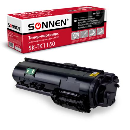 Тонер-картридж SONNEN (SK-TK1150) для KYOCERA ECOSYS M2135DN/M2635DN/M2735DW; P2235, ресурс 3000 страниц, 363318 Тонер-картридж SONNEN (SK-TK1150) для KYOCERA ECOSYS M2135DN/M2635DN/M2735DW; P2235, ресурс 3000 страниц, 363318