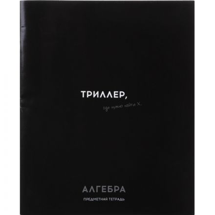 Тетрадь КЛЕТКА 48л. АЛГЕБРА ОСТРОУМИЕ И ОТВАГА, 48-2398