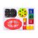 Магнитный конструктор MEGA MAGNETIC BLOCKS-79, с колесной базой и каруселью, BRAUBERG KIDS, 663848