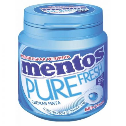 Жевательная резинка Mentos чистое дыхание, 100г