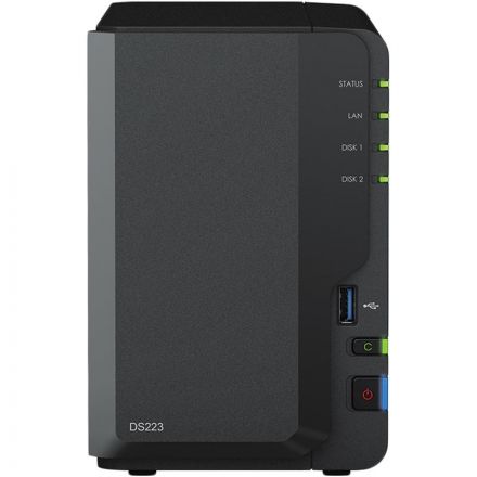 Сетевое хранилище Synology DS223 2x2.5/3.5 SATA/Realtek RTD1619B/2GB DDR4 Сетевое хранилище Synology DS223 2x2.5/3.5 SATA/Realtek RTD1619B/2GB DDR4
