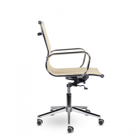 Кресло СН-300 Кайман Н хром Ср TF21 (бежевый) Кресло СН-300 Кайман Н хром Ср TF21 (бежевый)