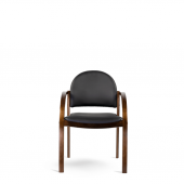 Стул Джуно D8 (темный орех) S-0401 (черный)