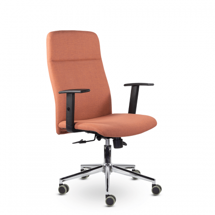 Кресло М-903 Софт Люкс хром Ср Moderno 05 (Терракот) Кресло М-903 Софт Люкс хром Ср Moderno 05 (Терракот)