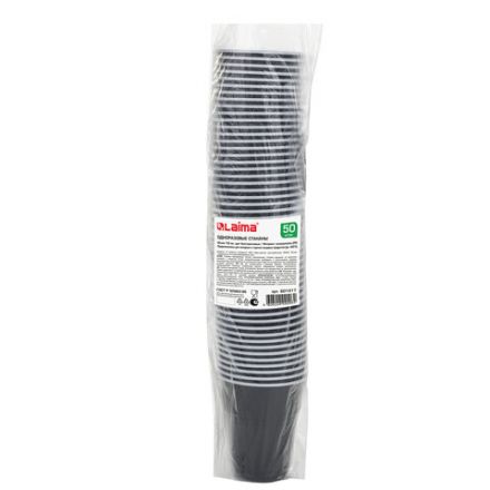 Стакан одноразовый ВЕНДИНГ 155 мл, КОМПЛЕКТ 50 шт., ПП, БЮДЖЕТ, белый/коричневый, LAIMA, 601417 Стакан одноразовый ВЕНДИНГ 155 мл, КОМПЛЕКТ 50 шт., ПП, БЮДЖЕТ, белый/коричневый, LAIMA, 601417