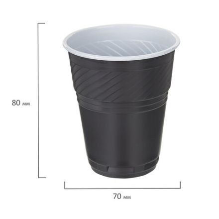 Стакан одноразовый ВЕНДИНГ 155 мл, КОМПЛЕКТ 50 шт., ПП, БЮДЖЕТ, белый/коричневый, LAIMA, 601417 Стакан одноразовый ВЕНДИНГ 155 мл, КОМПЛЕКТ 50 шт., ПП, БЮДЖЕТ, белый/коричневый, LAIMA, 601417