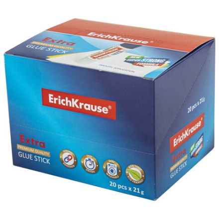 Клей-карандаш ERICH KRAUSE, 21 г, 2368 Клей-карандаш ERICH KRAUSE, 21 г, 2368