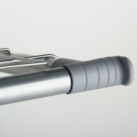 Вешалка настенная SHT-WH7, 297х705х407 мм, 5 крючков + 2 дополнительных крючка + полка, металл/пластик, хром лак Вешалка настенная SHT-WH7, 297х705х407 мм, 5 крючков + 2 дополнительных крючка + полка, металл/пластик, хром лак