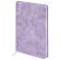 Ежедневник датированный 2026 А5 138х213 мм, BRAUBERG "Ice", под кожу, сиреневый, 117392