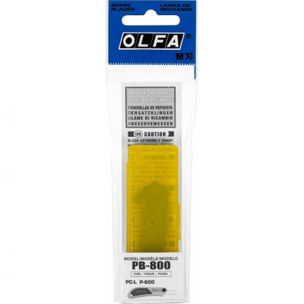Лезвие OLFA двухстор. для резака PC-L,13мм,толщина 0,6мм,3шт/уп OL-PB-800 Лезвие OLFA двухстор. для резака PC-L,13мм,толщина 0,6мм,3шт/уп OL-PB-800