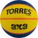 Мяч баскетб. TORRES 3х3 Outdoor, B022336 р.6, 8 панелей, желто-синий