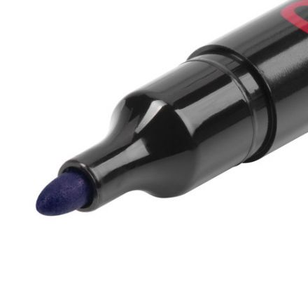 Маркер перманентный ОФИСМАГ, СИНИЙ, круглый наконечник, 3 мм, с клипом, 151198 Маркер перманентный ОФИСМАГ, СИНИЙ, круглый наконечник, 3 мм, с клипом, 151198