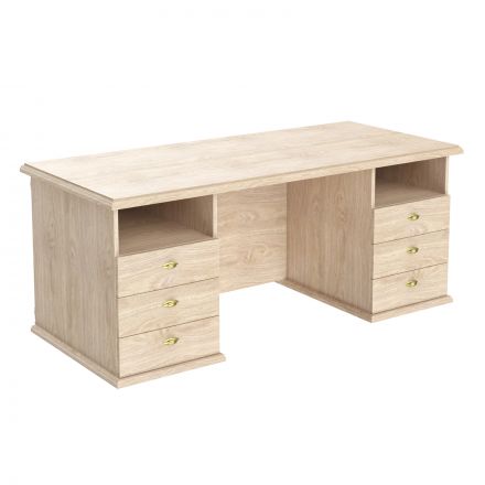 Стол руководителя двух тумбовый RSDT 188 Дуб Девон 1800х800х750 RAUT Стол руководителя двух тумбовый RSDT 188 Дуб Девон 1800х800х750 RAUT