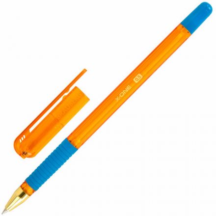 Ручка шариковая с грипом BRAUBERG "X-ONE NEON", СИНЯЯ, корпус ассорти, узел 0,5 мм, линия письма 0,35 мм, 143987 Ручка шариковая с грипом BRAUBERG "X-ONE NEON", СИНЯЯ, корпус ассорти, узел 0,5 мм, линия письма 0,35 мм, 143987
