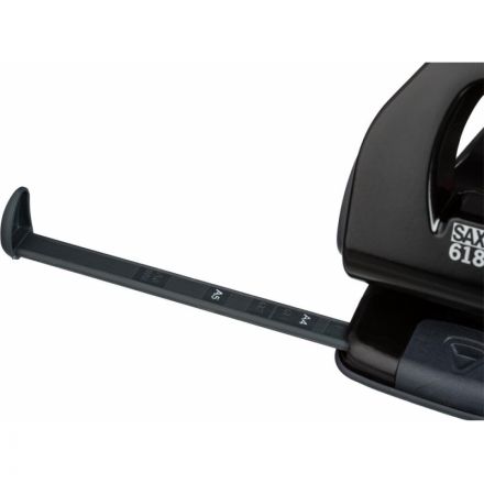 Дырокол SAX 618 до 65л., металл, с лин., черный, Австрия-Венгрия Дырокол SAX 618 до 65л., металл, с лин., черный, Австрия-Венгрия