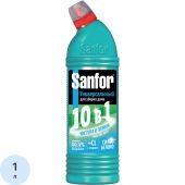 Средство для сантехники Sanfor универсал морской бриз 1000гр Средство для сантехники Sanfor универсал морской бриз 1000гр