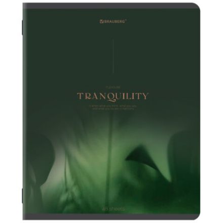 Тетрадь А5, 48 л., BRAUBERG, скоба, клетка, SoftTouch, "Peaceful", (микс в спайке), 405327 Тетрадь А5, 48 л., BRAUBERG, скоба, клетка, SoftTouch, "Peaceful", (микс в спайке), 405327