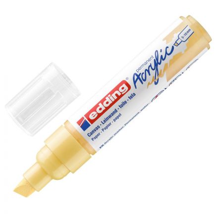 Маркер акриловый Edding 5000/915.скош.нак. 5-10 мм. Цвет Пастельный желтый Маркер акриловый Edding 5000/915.скош.нак. 5-10 мм. Цвет Пастельный желтый
