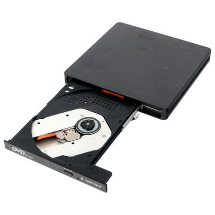 Внешний оптический привод CD/DVD GEMBIRD USB 3.0, пластик, черный, DVD-USB-03 Внешний оптический привод CD/DVD GEMBIRD USB 3.0, пластик, черный, DVD-USB-03