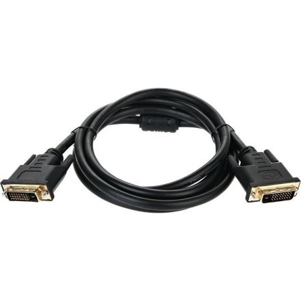 Кабель DVI-D--DVI-D Dual link 25M/25M, 1.8м Telecom <TCG441D-1.8M Кабель DVI-D--DVI-D Dual link 25M/25M, 1.8м Telecom <TCG441D-1.8M