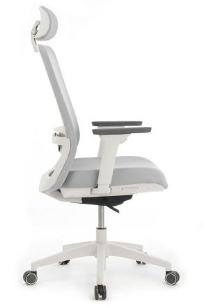 Кресло Ворк W-218C WHITE Светло-серый Кресло Ворк W-218C WHITE Светло-серый