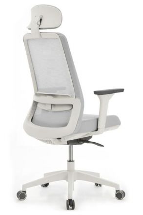 Кресло Ворк W-218C WHITE Светло-серый Кресло Ворк W-218C WHITE Светло-серый