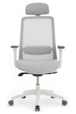 Кресло Ворк W-218C WHITE Светло-серый Кресло Ворк W-218C WHITE Светло-серый