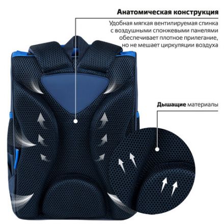 Ранец ПИФАГОР BASIC, 1 отделение, 3 кармана, эргономичная спинка, "Game on", 35х28х18 см, 271376 Ранец ПИФАГОР BASIC, 1 отделение, 3 кармана, эргономичная спинка, "Game on", 35х28х18 см, 271376