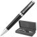 Ручка шариковая PARKER "Ingenuity Black", корпус черный, серебристые детали, черная, 2181997