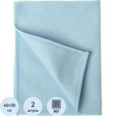 Салфетка хозяйственная HQ Profiline д/глян пов 30х40см 170г/м2 синяя 2шт/уп