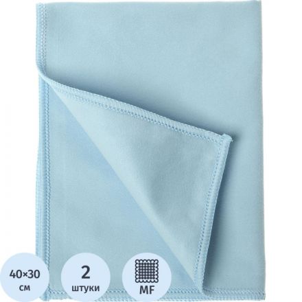 Салфетка хозяйственная HQ Profiline д/глян пов 30х40см 170г/м2 синяя 2шт/уп Салфетка хозяйственная HQ Profiline д/глян пов 30х40см 170г/м2 синяя 2шт/уп