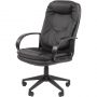 Кресло VT_EChair-695 TPU кожзам черный, LT, пластик