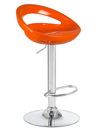 Набор 2 шт Стул барный DOBRIN DISCO, оранжевый